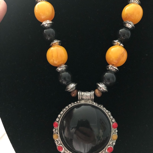 Reversible Necklace and Earrings - Picture 6 of 7